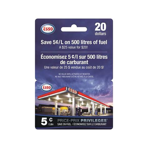 Choose from contactless same day delivery, drive up and more. Esso Price Privileges Gift Card - $20 | London Drugs