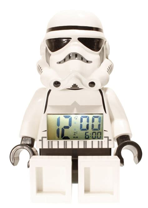 A Lego Star Wars Storm Trooper Alarm Clock