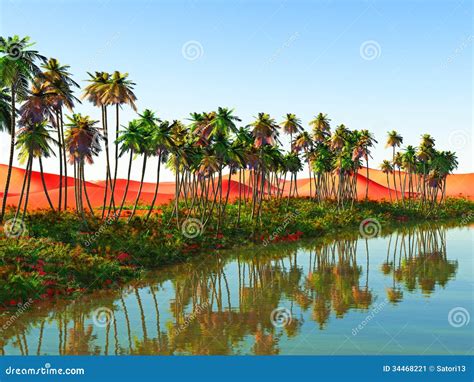 African Oasis Stock Image Image Of Land Drought Morocco 34468221