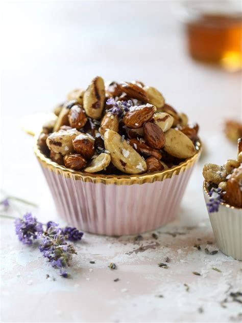 Salted Honey Lavender Nuts Recipe How Sweet Eats Snacks Snack Mix