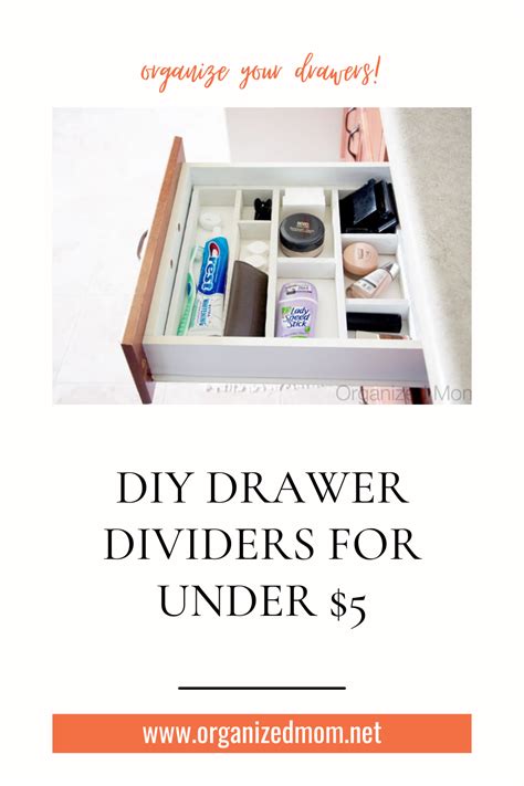 Diy Drawer Dividers For Under 5 To Organize Your Drawers