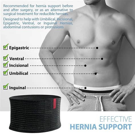 ORTONYX Premium Umbilical Hernia Belt For Men And Women 6 25