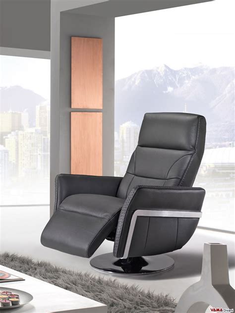 Whether youre looking to replace your upholstery for sleek leather, or youre. Reclining armchair in black leather with manual mechanism
