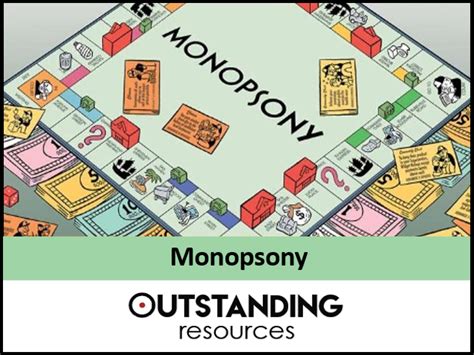 Monopsony And Monopsonies Teaching Resources