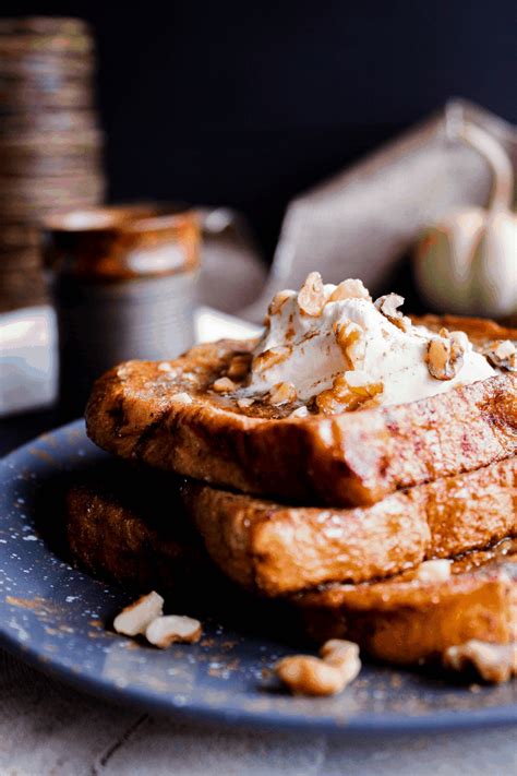 Pumpkin Spice French Toast With Maple Whipped Cream Tao Of Spice