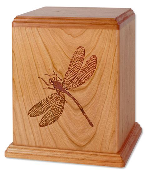 Laser Carved Dragonfly Cremation Urn Urns Northwest