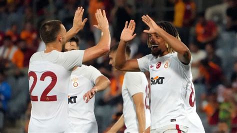 Galatasaray hazırlık maçında galip