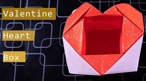 Origami Valentine Heart Box Youtube