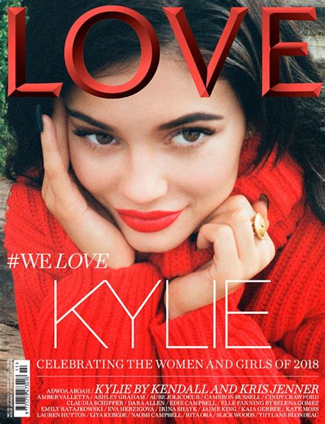 Kylie Jenner Resurfaces On Love Magazine Cover E Online