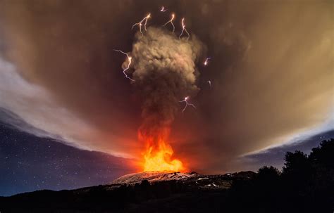 2015 Mount Etna Volcano Eruption Earth Blog