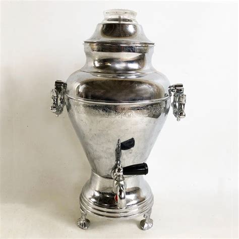 Mid Century Labelle Silver Co Electric Coffee Percolator 12 Cup