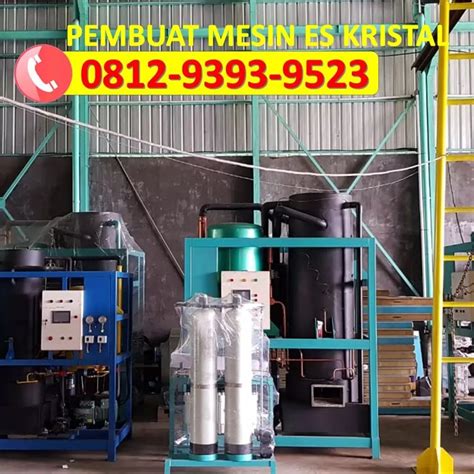 Mesin Es Kristal Kapasitas Ton Cocok Untuk Bisnis Es Mesin Es Kristal