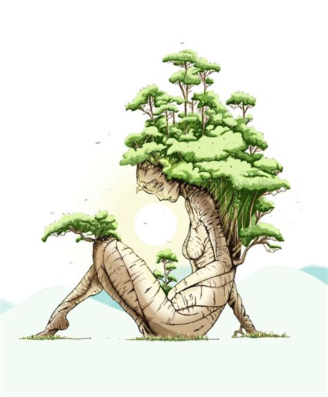 Girl Bonsai By Toromuco On Deviantart Bonsai Tree Tattoos Tree