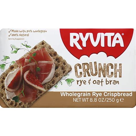 Ryvita Crisp Bread Whole Grain Rye And Oat Bran Wheat And Multi Grain
