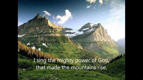 088. I Sing the Mighty Power of God - YouTube