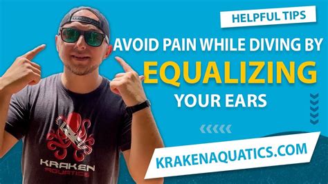 Avoid Pain While Diving By Equalizing Your Ears Scuba Diving Tip For