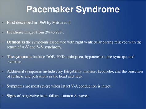 Ppt Pacemaker Malfunction Powerpoint Presentation Free Download Id