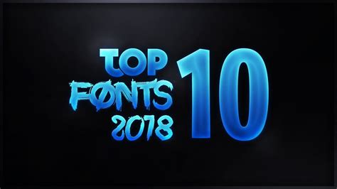 Top 10 Best Fonts For Designers New 2018 Re Uploaded Youtube