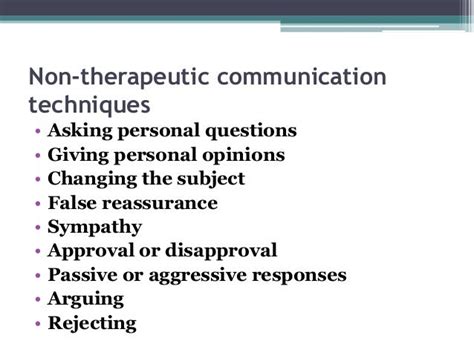 Unit 5 Therapeutic Communication And Interpersonal Relationship