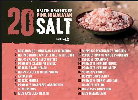 Salt levels affect our cell activity, energy. 20 Benefits of Himalayan Pink Salt | Lemon benefits, Pink ...