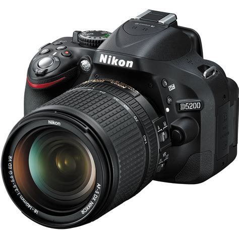 Nikon D5200 Dslr Camera With 18 140mm Vr Dx Lens 13311 Bandh Photo
