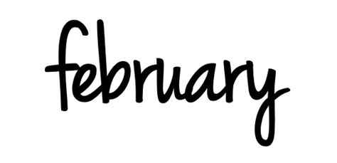 February Png File Png Mart