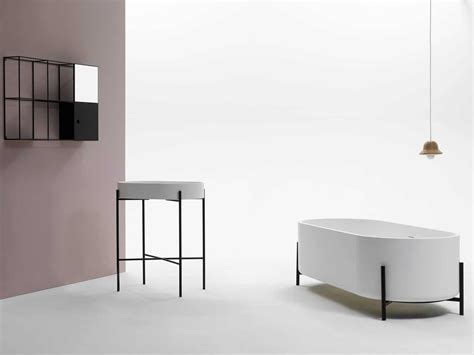 Make it a priority to update your bathroom decor with accessories, furniture and storage. Minimalist Bathroom Fixtures Collection by Ex.t