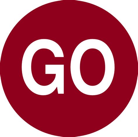 Red Go Button Clip Art At Vector Clip Art Online Royalty