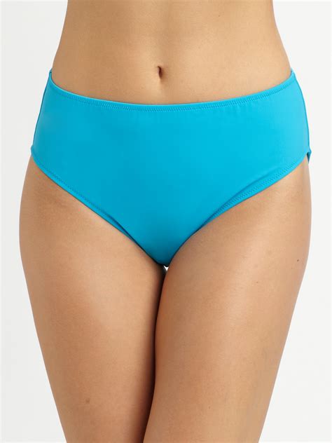 4.2 out of 5 stars 492 +28 colors/patterns. Lyst - Gottex Beach Goddess Highwaist Bikini Bottom in Blue