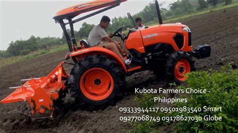 Kubota L4018 40hp 4x4 Tractor On Corn And Rice Crop Preparation