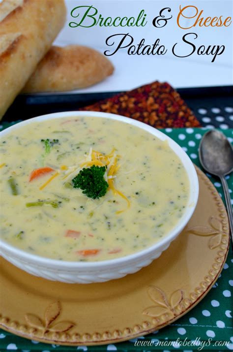 Broccoli And Cheese Potato Soup Recipe Motherhood Defined