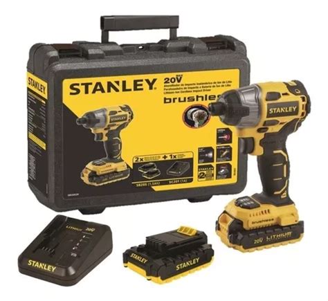 Atornillador De Impacto Inalambrico 20v Stanley Sbi20s2k B2 Cuotas