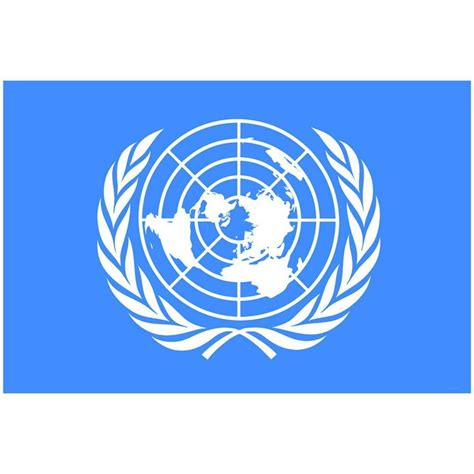 United Nations Flag Poster Print Poster 19x13