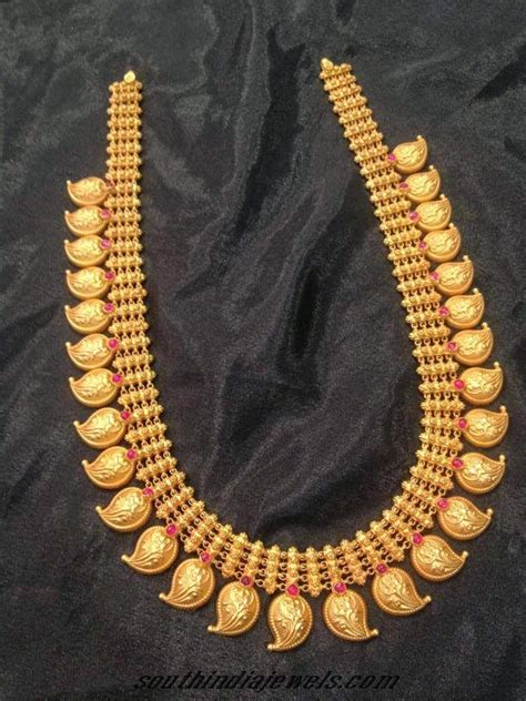 22 Karat Gold Mango Mala South India Jewels