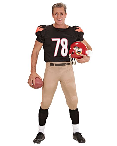 American Football Player Costume Xl Carnival And Motto Party Horror