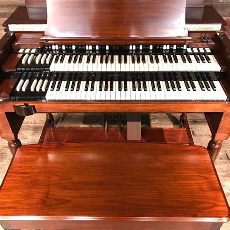 Hammond Vintage 1957 B3 Organ And Leslie 122 Speaker Red Mahogany