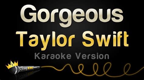 Mp3.pm fast music search 00:00 00:00. Taylor Swift - Gorgeous (Karaoke Version) | Karaoke, Frank ...