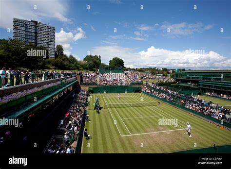 Court 18 The Wimbledon Tennis Championships All England Club Stock