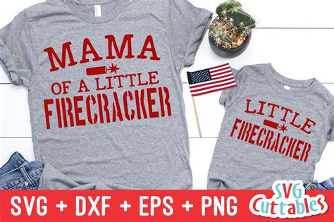 Fourth of July SVG | Mama of a Little Firecracker | Shirt (269571