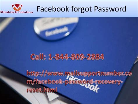 Forgot My Facebook Password 1 844 809 2884 Toll Free Complete Email