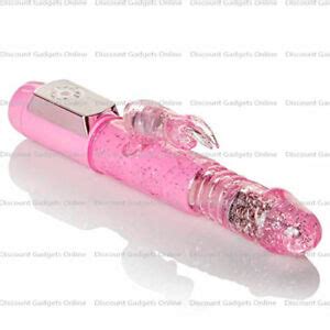 Petite Thrusting Jack Rabbit Vibrator Pink Clitoral Vibe Sex Toy Women
