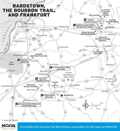 Printable Bourbon Trail Map Customize And Print