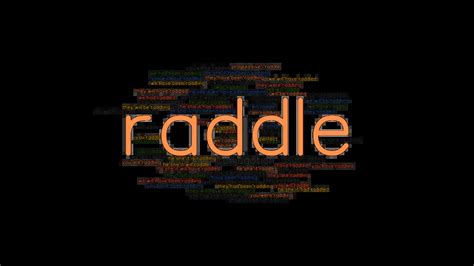 Raddle Past Tense Verb Forms Conjugate Raddle