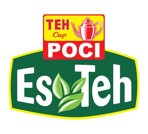 Logo Teh Poci Dan Es Teh Poci Vektor Ai Masvian