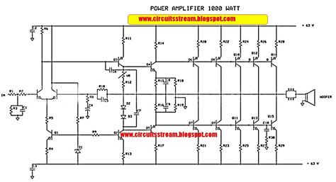 Voltage amplifier circuit and power amplifier circuit. Build a 1000W Power Amplifier Circuit Diagram | Electronic Circuits Diagram