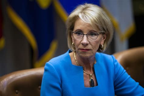 Betsy Devos Undergoes Surgery Following Cycling Accident The