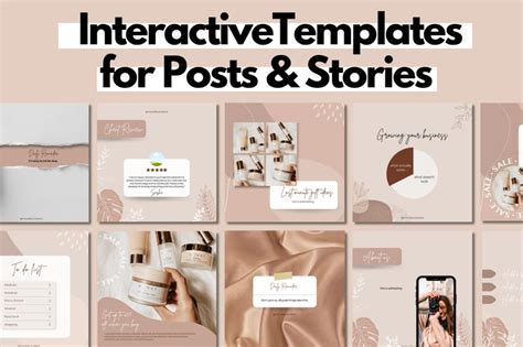 Nude Instagram Templates Editable In Canva Notification Etsy