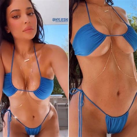 Kylie Jenner Fans Accuse Her Of ‘editing Her Waist In Racy New Bikini