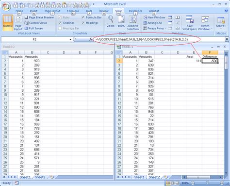Solved Comparing Two Columns In Different Excel 9to5answer