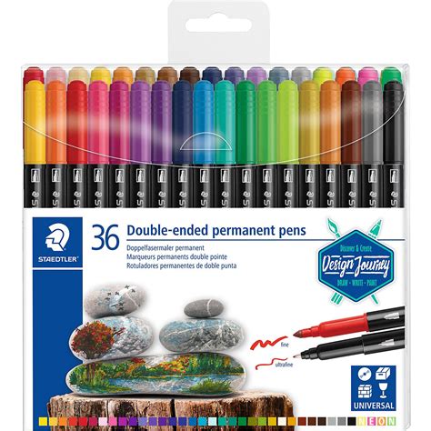 Filzstifte Duo permanent, 36 Farben, Staedtler | myToys